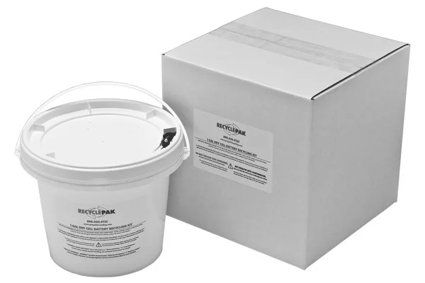 1 Gal Dry Cell Battery Recycling Pail