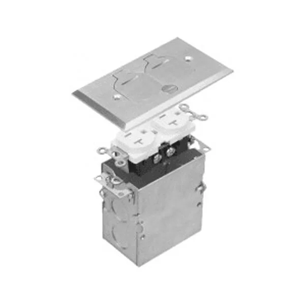 1-Gang Floor Box Assembly Residential Grade