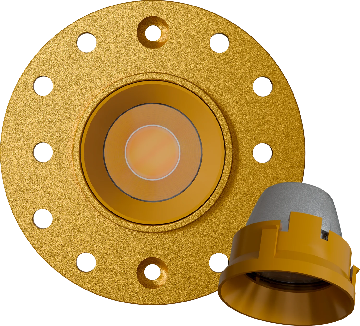 Goodlite 1 Inch Brass Round Trimless Kit