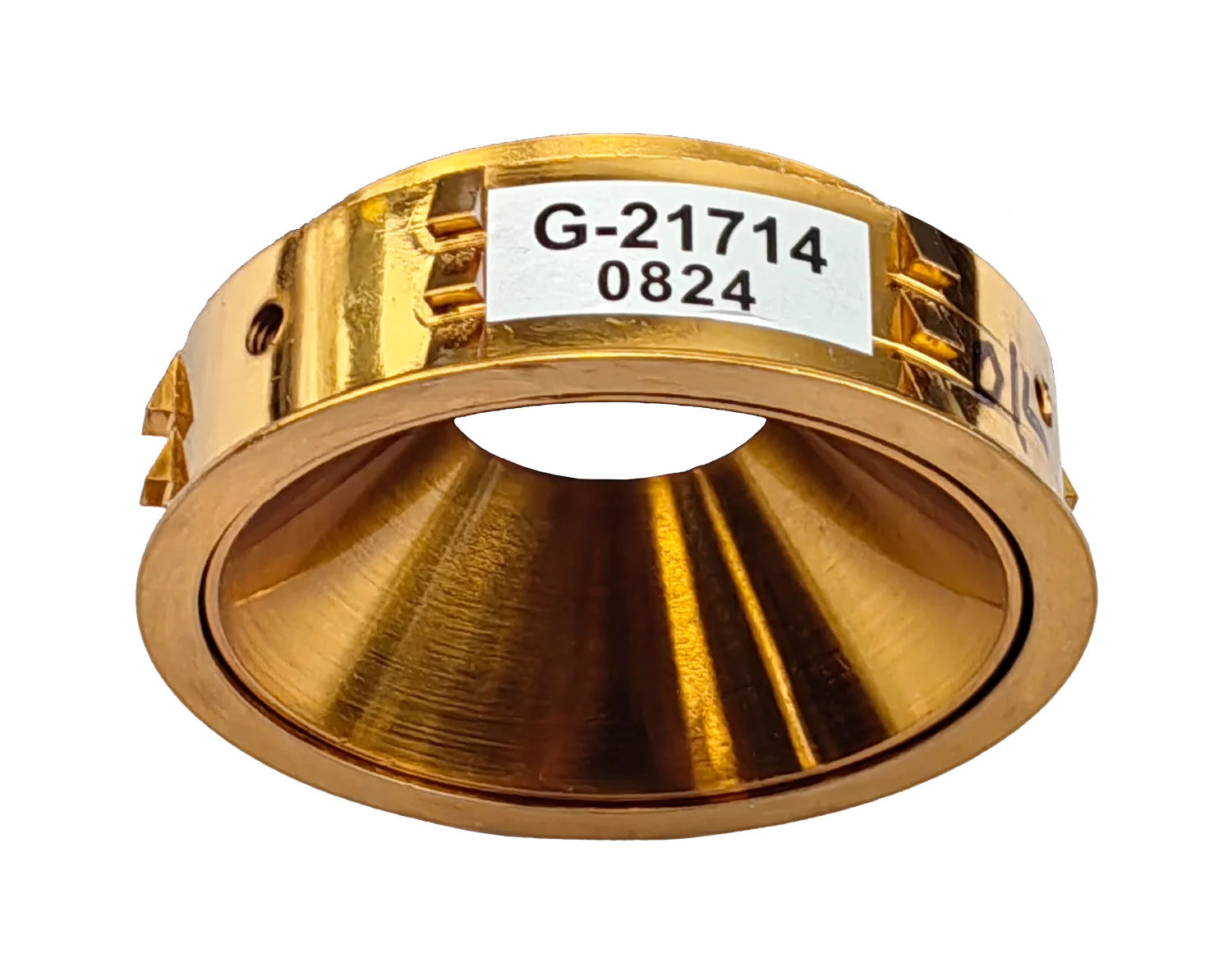 1 Inch Brushed Brass Round Millwork Trimless Kit - view 2