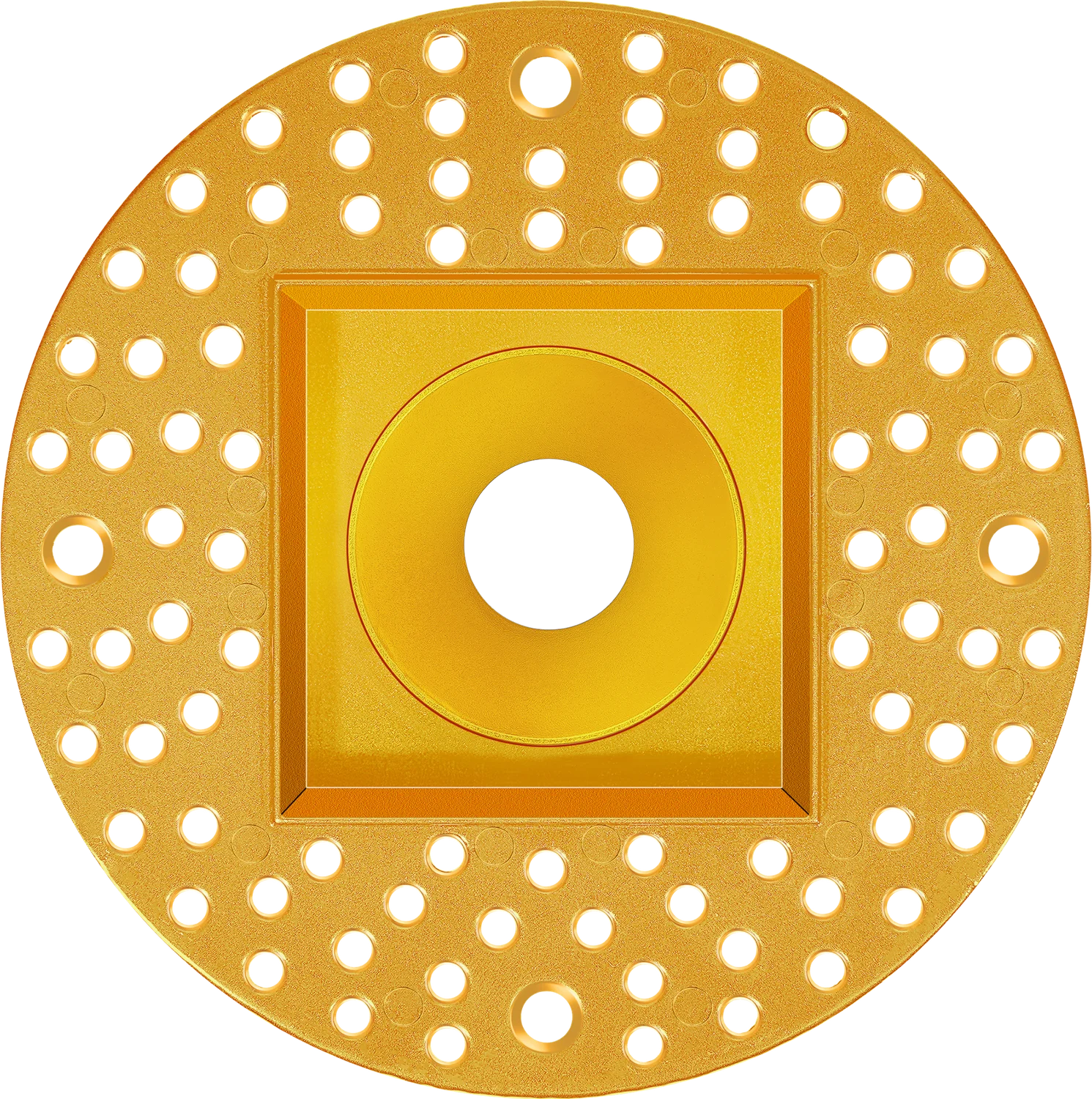 1 Inch Brushed Brass Square Trimless Kit