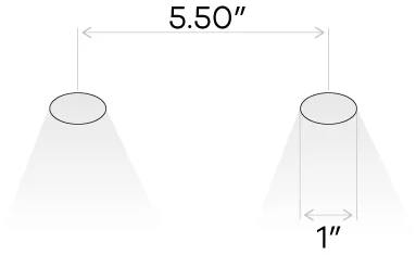 Goodlite 1 Inch Double Head Trimless Kit - view 3