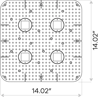 1 Inch Quadruple Head Trimless Square-Kit - view 2