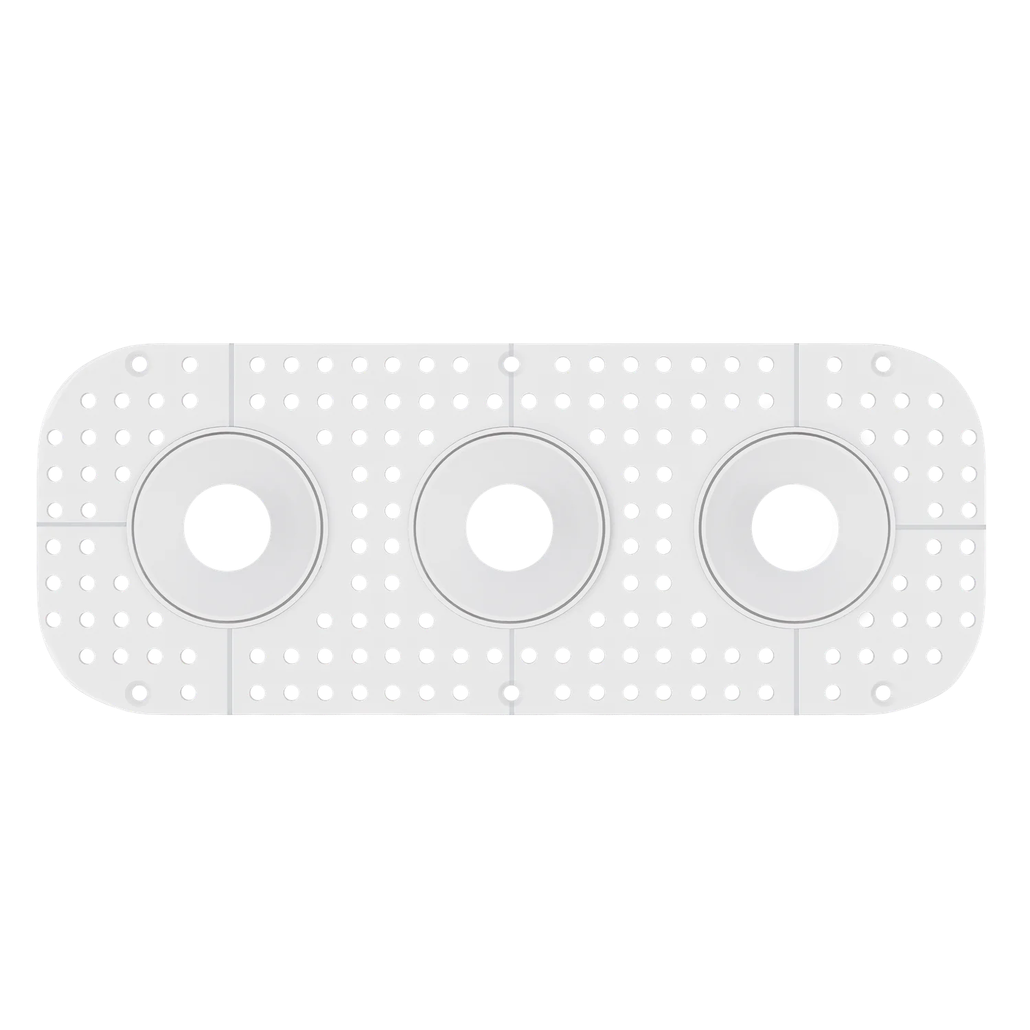 1 Inch Round Triple Head Trimless Kit