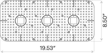 Goodlite 1 Inch Triple Head Trimless Kit - view 2