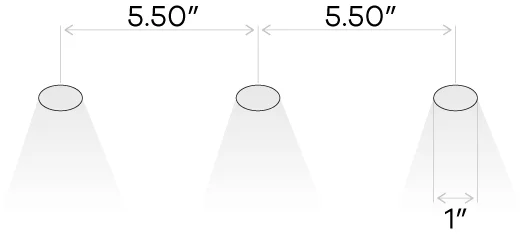Goodlite 1 Inch Triple Head Trimless Kit - view 3