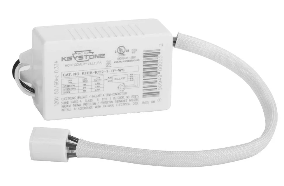 1 Light 22 W 120 Volt Circline W / Socket, small plastic case, Electronic