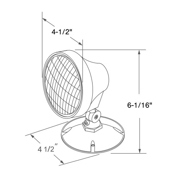 1 W RH19 Series Wet LED Single Remote Head - view 2