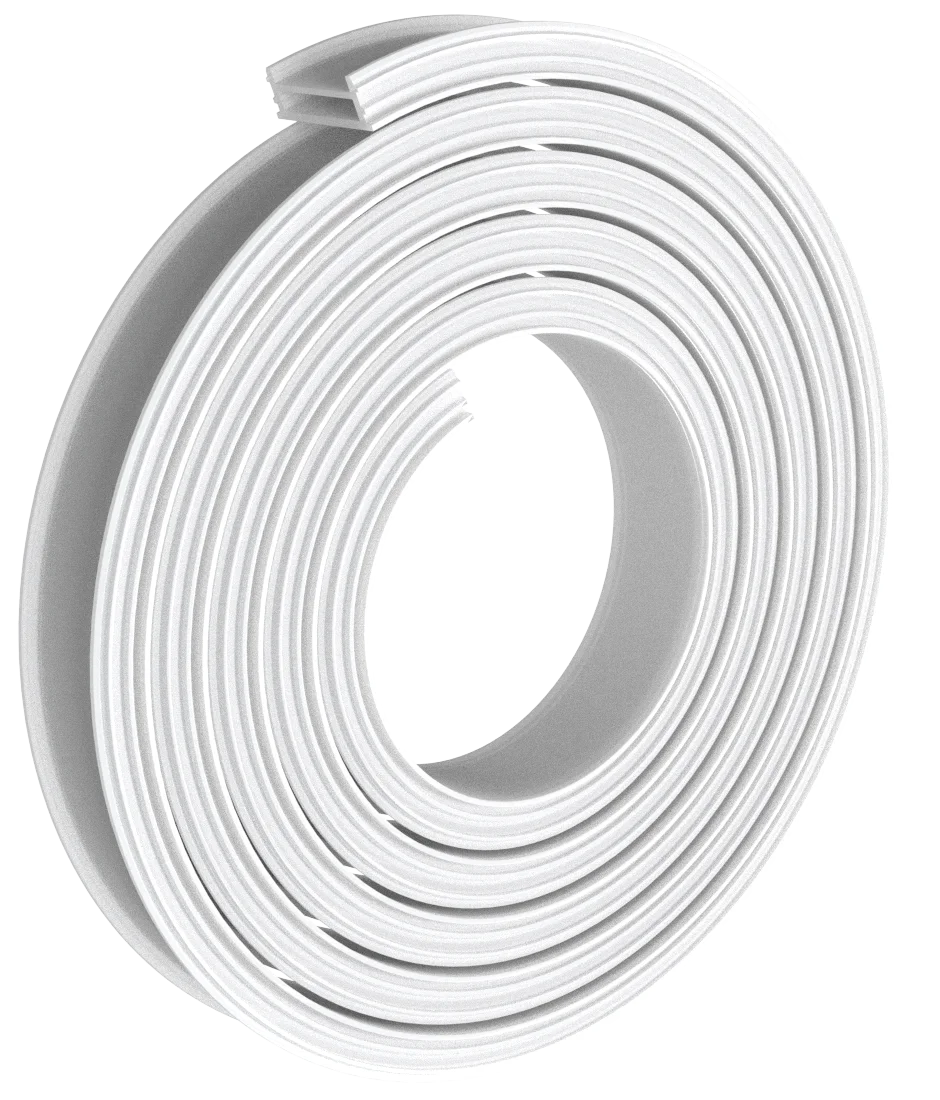 1.5" Flexible Trimless Channel Silicon Cover - 50 Ft