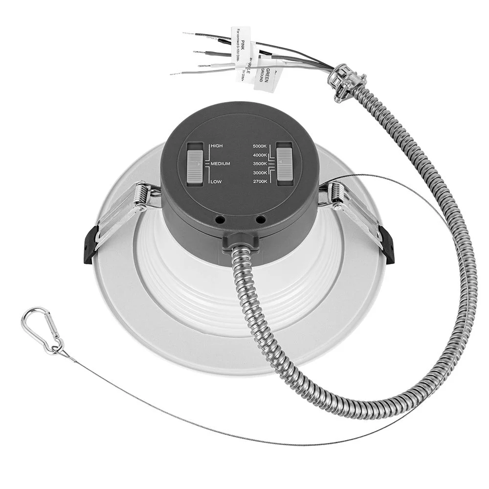 10 inch Commercial Downlight, 22W/30W/38W, 5CCT, White - view 2