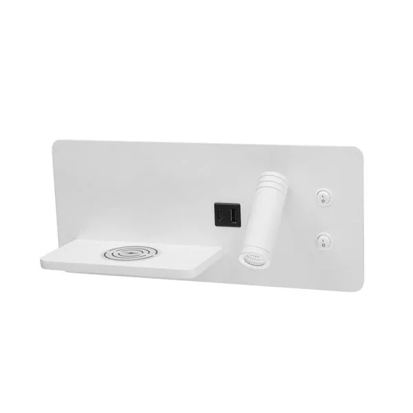 10 W Bedside Horizontal Right Side Reading Lamp with Backlight