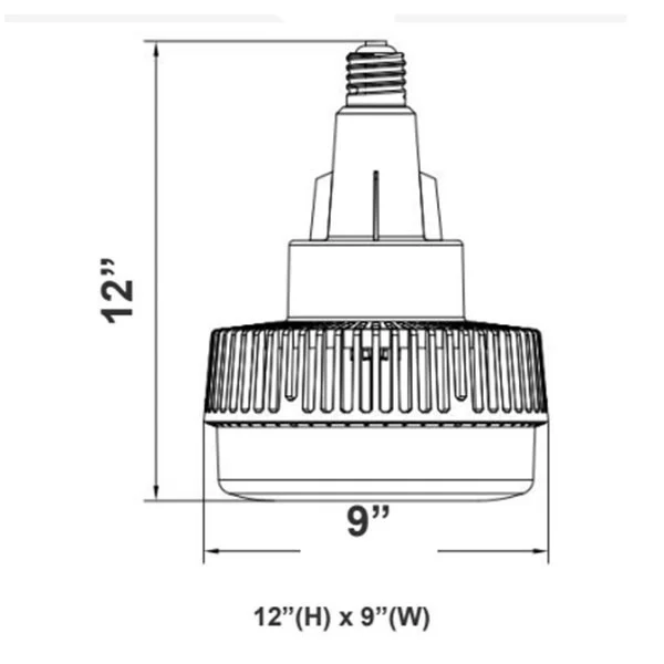 100 W LED High Power Lamp, E39 Mogul Base - view 2