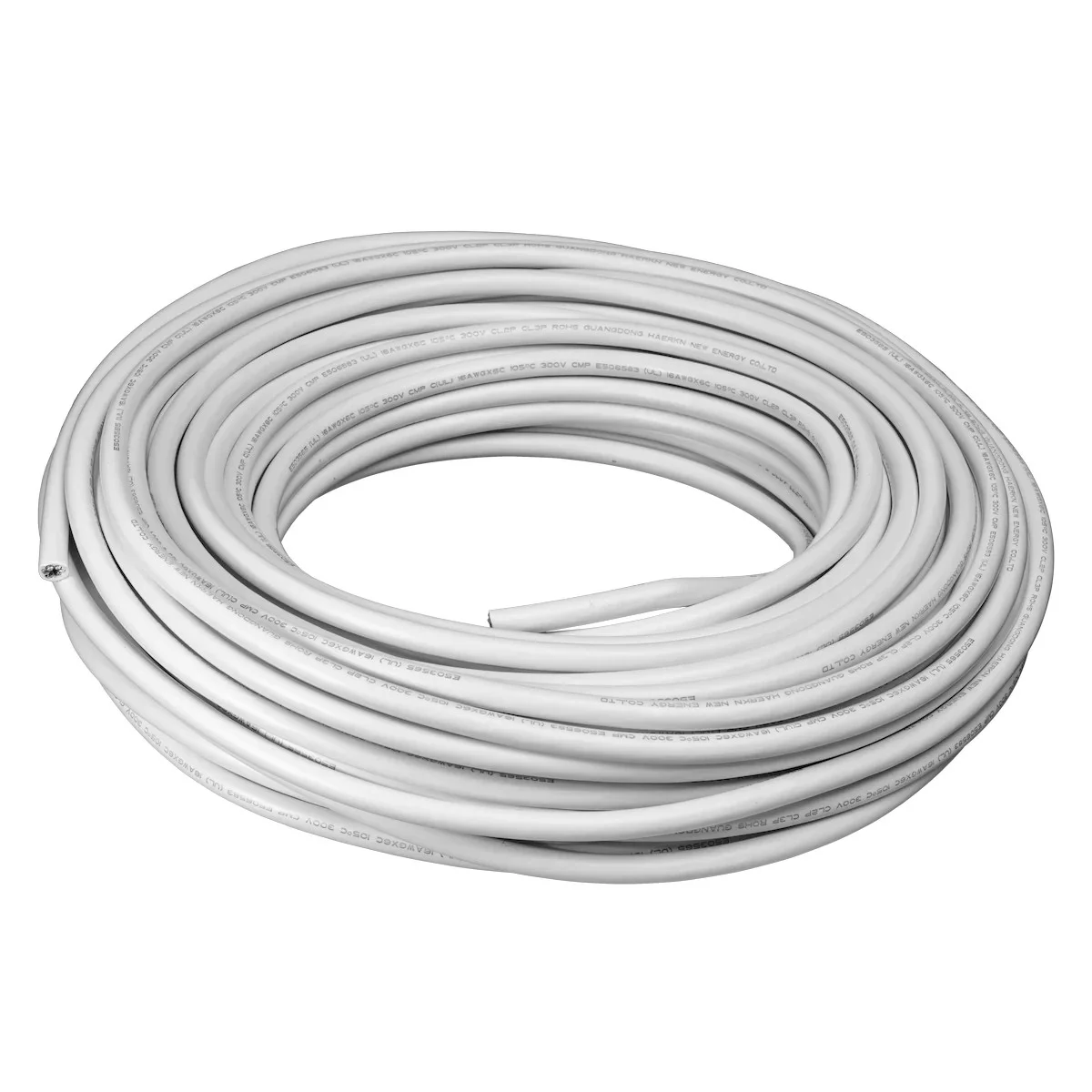 100ft Reel 16AWG*6 CMP FEP, White, Black, Red, Green, Blue, White with Stripes, Yellow - view 2