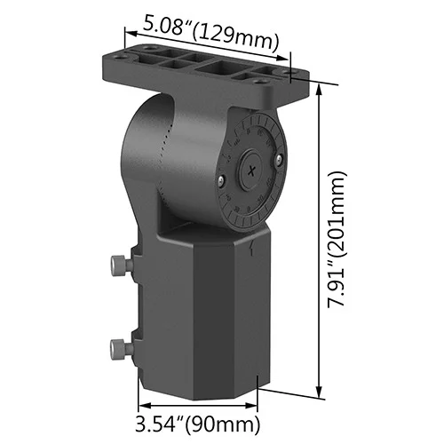 100W-450W Slip Fitter for Selectable LED Flood Light - view 2