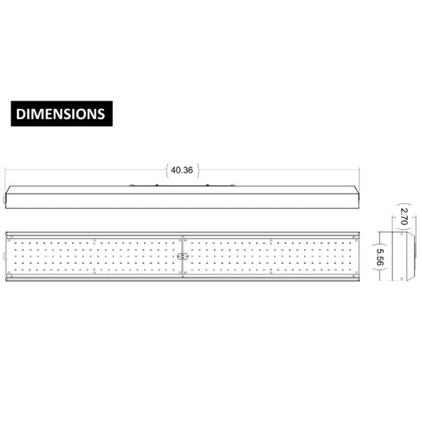 100W Grow Light, Veg/Clone, Universal Spectrum, 10' Cord & Plug - view 2