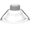 10" LED Downlight, 5 CCT Selectable, 5 Wattage Adjustable, Type IC & Air-Tight, Wet Location Rated, ...