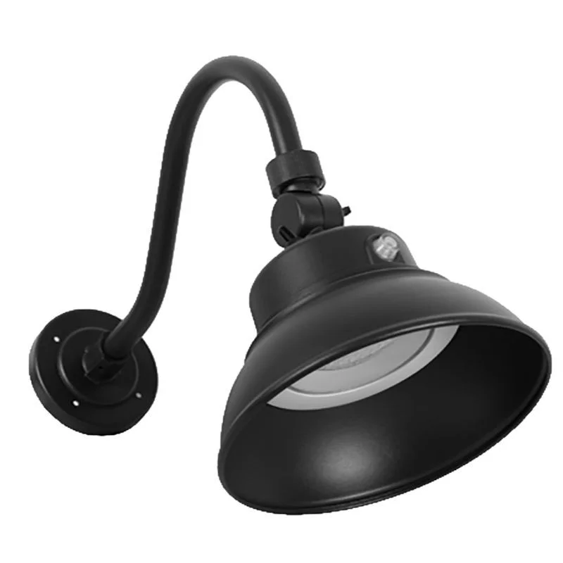 10in 25W Gooseneck Barn Light, MCT 30/40/50K, 0-10V, Photocell, Bronze - view 2