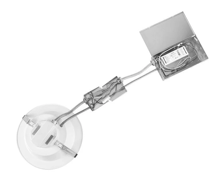 10in Emergency Circular LED Commercial Downlight feat. Power Select and Color Select | 38 / 32 / 28 ...