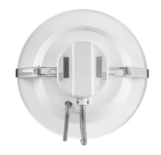 10in Emergency Circular LED Commercial Downlight feat. Power Select and Color Select | 38 / 32 / 28 ...