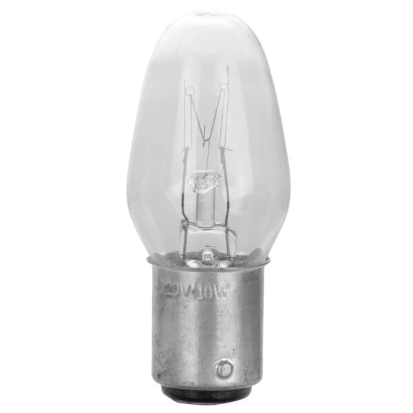 10W C7 Night Light, Clear, Double Contact Base