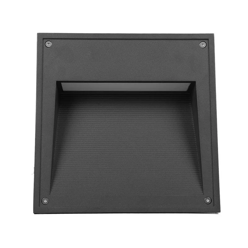 10x10 Inch Square Commercial Large Walls / Step Light, 10W/18W/25W, Selectable Color Temperature, Black - view 2