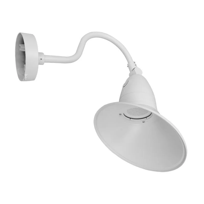 11in Angled Gooseneck LIGHT,3CCT 18/26/35W, 0-10V, Photocell, Black - view 11