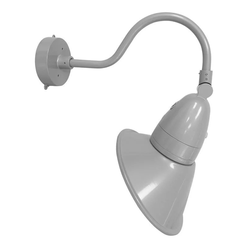 11in Angled Gooseneck LIGHT,3CCT 18/26/35W, 0-10V, Photocell, Black - view 7