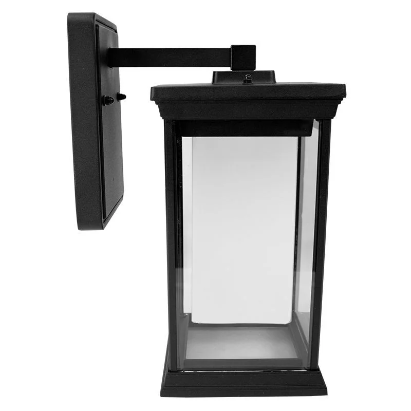 11in M1 LED Outdoor Lantern Wall Sconce 12W 30/40/50K Frosted Lens Orb Photocell - view 2