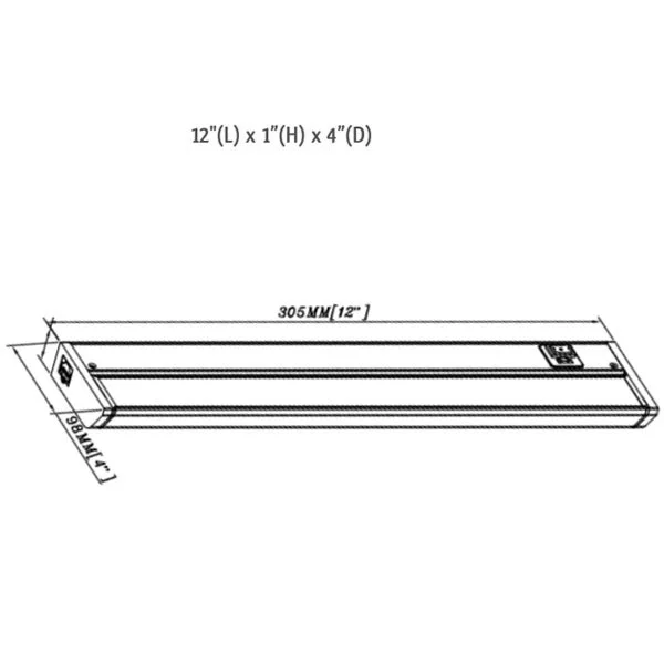 12 Inch 5 W LED Undercabinet - CCT Adjustable - view 2