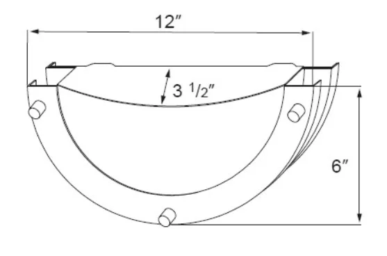 12-Inch LED12 W Wall Mount Light - view 2