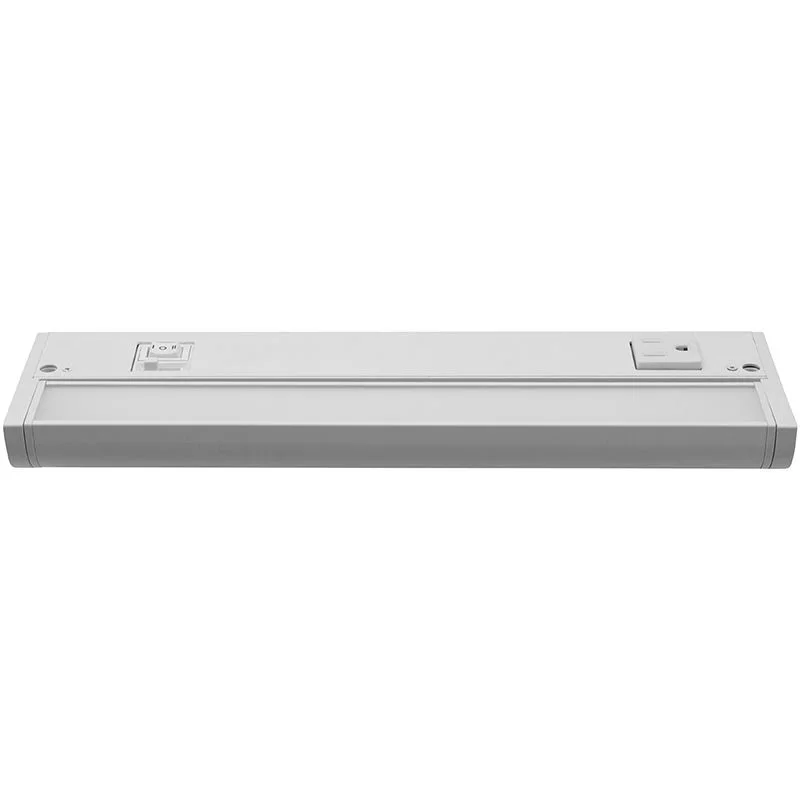 12 Inch Under Cabinet Lighting, 5W, 300LM, 2700K/3000K/3500K/4000K/5000K, White, 1 Outlet