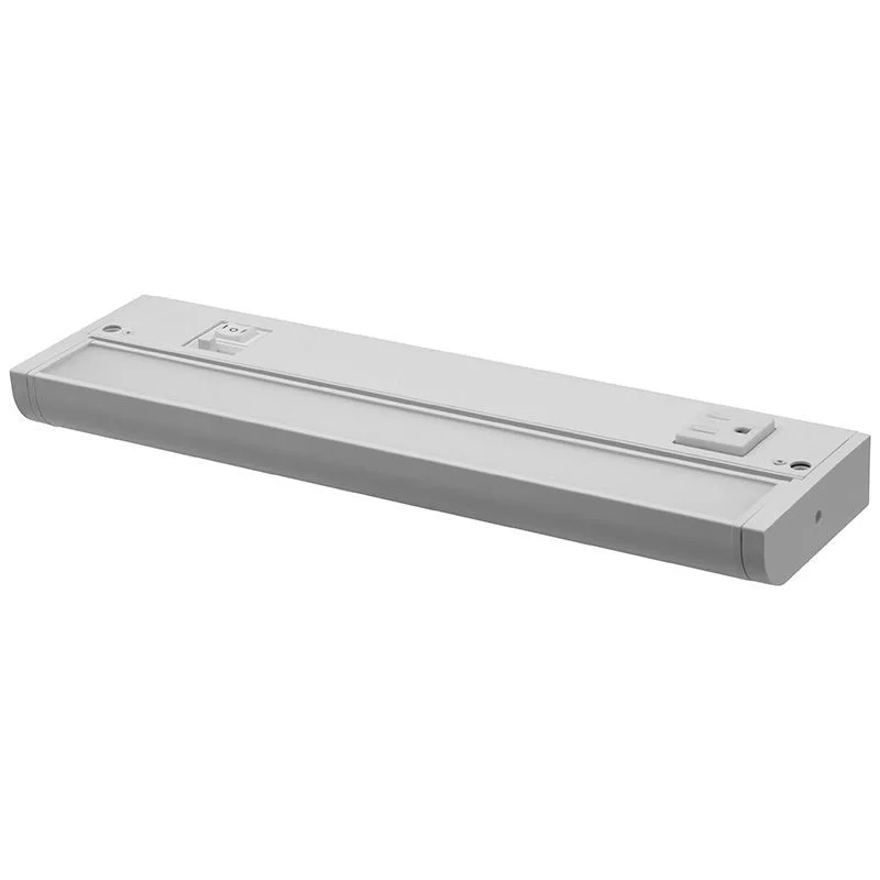 12 Inch Under Cabinet Lighting, 5W, 300LM, 2700K/3000K/3500K/4000K/5000K, White, 1 Outlet - view 3
