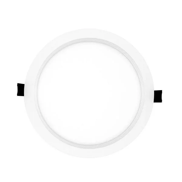 120/277V 8in Baffle Round Slim Panel Light, 1900LM 30K, 90 Cri, 0-10V, UL Es JA8 - view 3