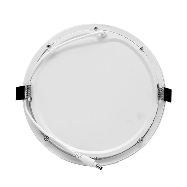 120/277V 8in Baffle Round Slim Panel Light, 1900LM 30K, 90 Cri, 0-10V, UL Es JA8 - view 4