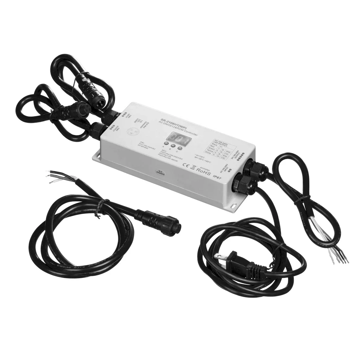 120V AC/DC 4 Channel Controller, Junction Box, IP67