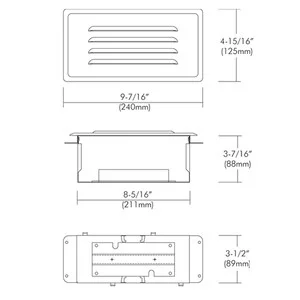 Lum-Tech Lighting 120VAC LED DoB Interior Step Light - view 2