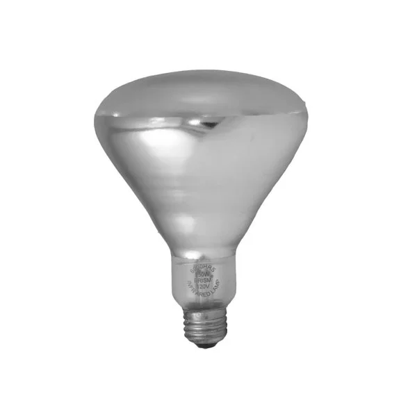 125 W BR40 Clear Heatbulb Incandescent, E26 Medium Base