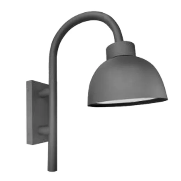 12" Dome Light with Flat Lens, Dual Dimming, 24W/32W/40W, 21" Wall-Mount Bell Arm - view 2