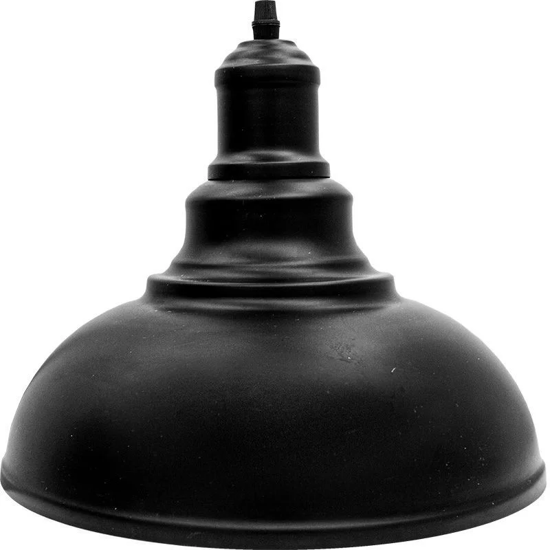 12in Integrated LED Vintage Pendant Light 25W 1300LM C90 5CCT 27/30/35/40/50K, Black - view 3