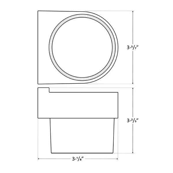 12V 3W Mini Round Wall Sconce MCT 30/40/50K - view 5