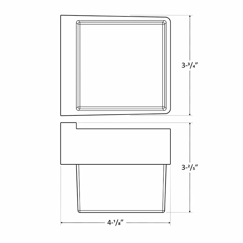 12V 3W Mini Square Wall Sconce MCT 30/40/50K - view 5