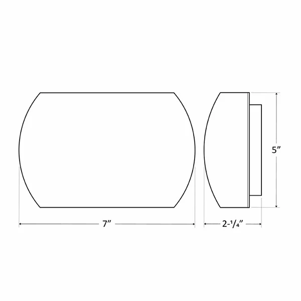 12V 6W Mini Oval Wall Light UP/DOWN MCT 30/40/50K - view 5