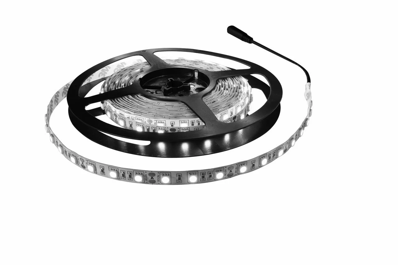 12V High Output LED Ribbon, CW (5000K), 16.4 ft., 4.4W/ft., IP65 Rated