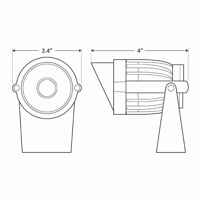 12V LED Bullet Landscape Flood Light, 6W, 4000K - view 3