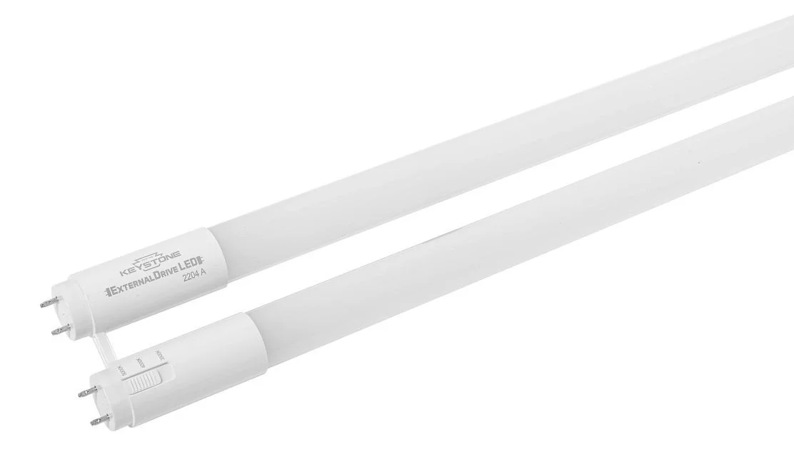12W LED T8 Tube, 1800 lumen, Plastic Construction, 1 5 / 8in U-Bend, Color Select 3500 / 4000 / 5000K, 50k hrs, External