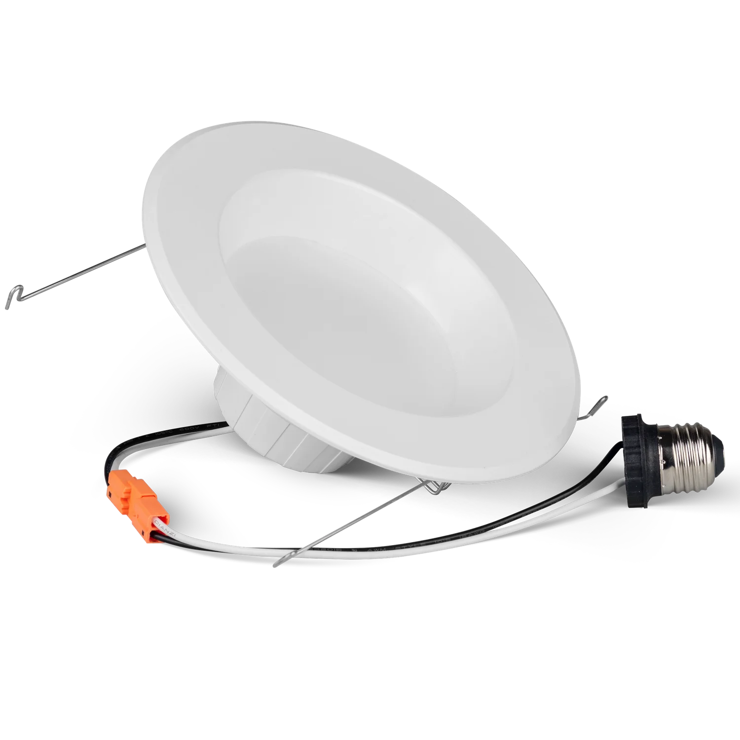 14 W 5/6" Integrated LED Recessed Downlight With E26 Quick Connect Adapter 5 CCT - 27/30/35/40/50K, 1100 Lumens