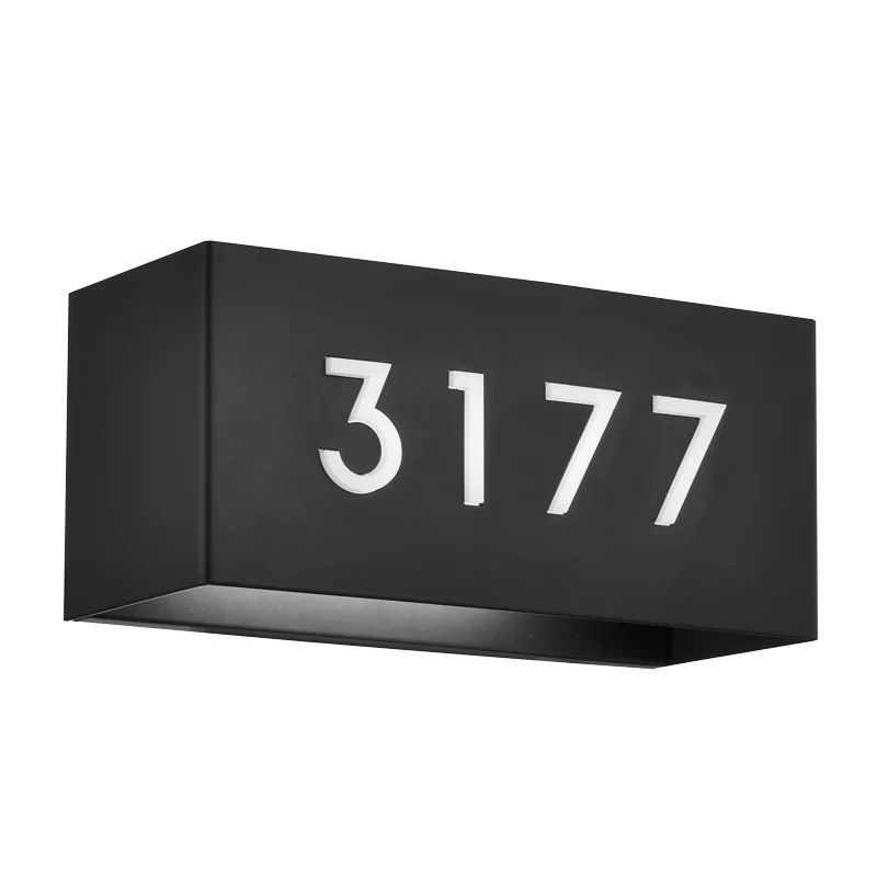 14 W LED Hotel Room Number Lighting Sconce,Oil Rubbed Bronze