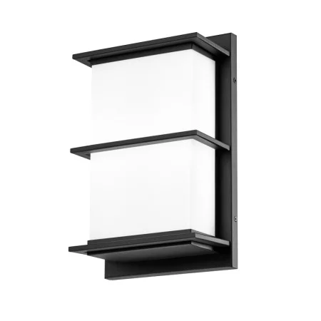 14 W LED Outdoor Wall Pack Light, Black
