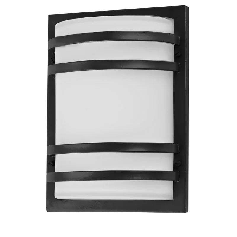 14.1-Inch 15 W Outdoor Ceiling Wall Mount Fixture, Gray