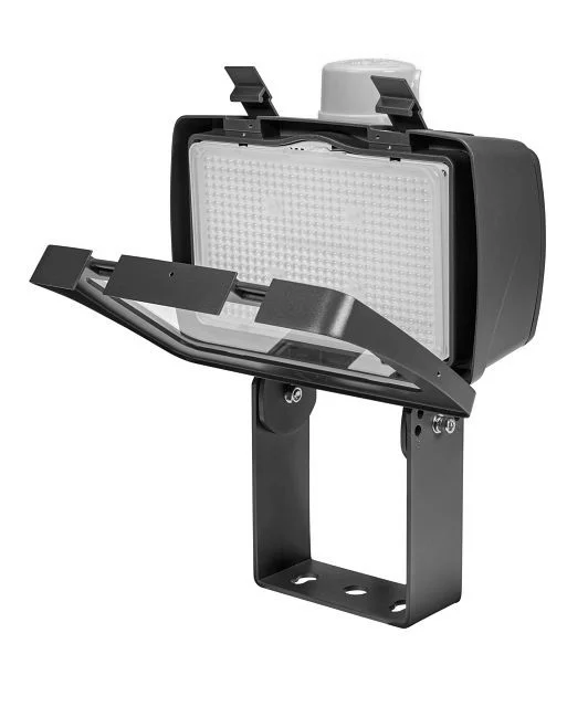 140 / 100W LED High Power Flood Light feat. Power Select, Color Select. Rectangular Series 4 with 3-...